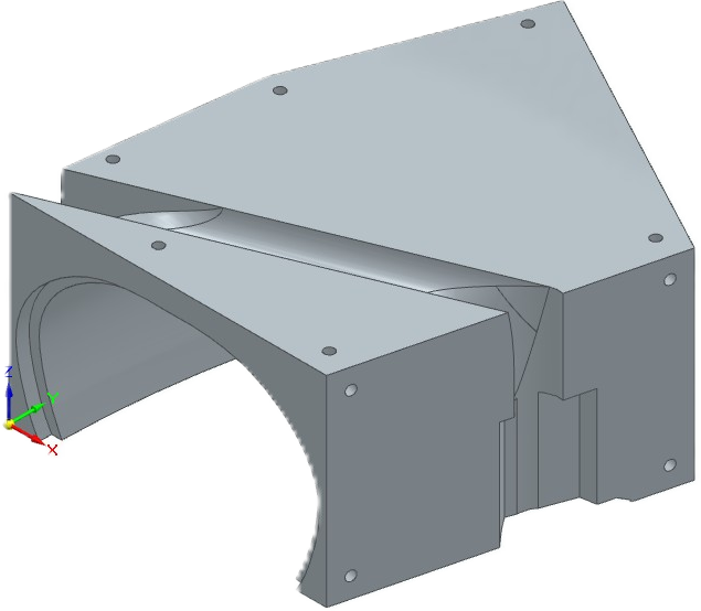 3D&nbsp;model tunelu ze Solid Edge
