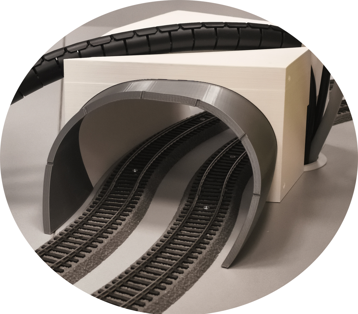 Zkompletovaný tubus v&nbsp;tunelu