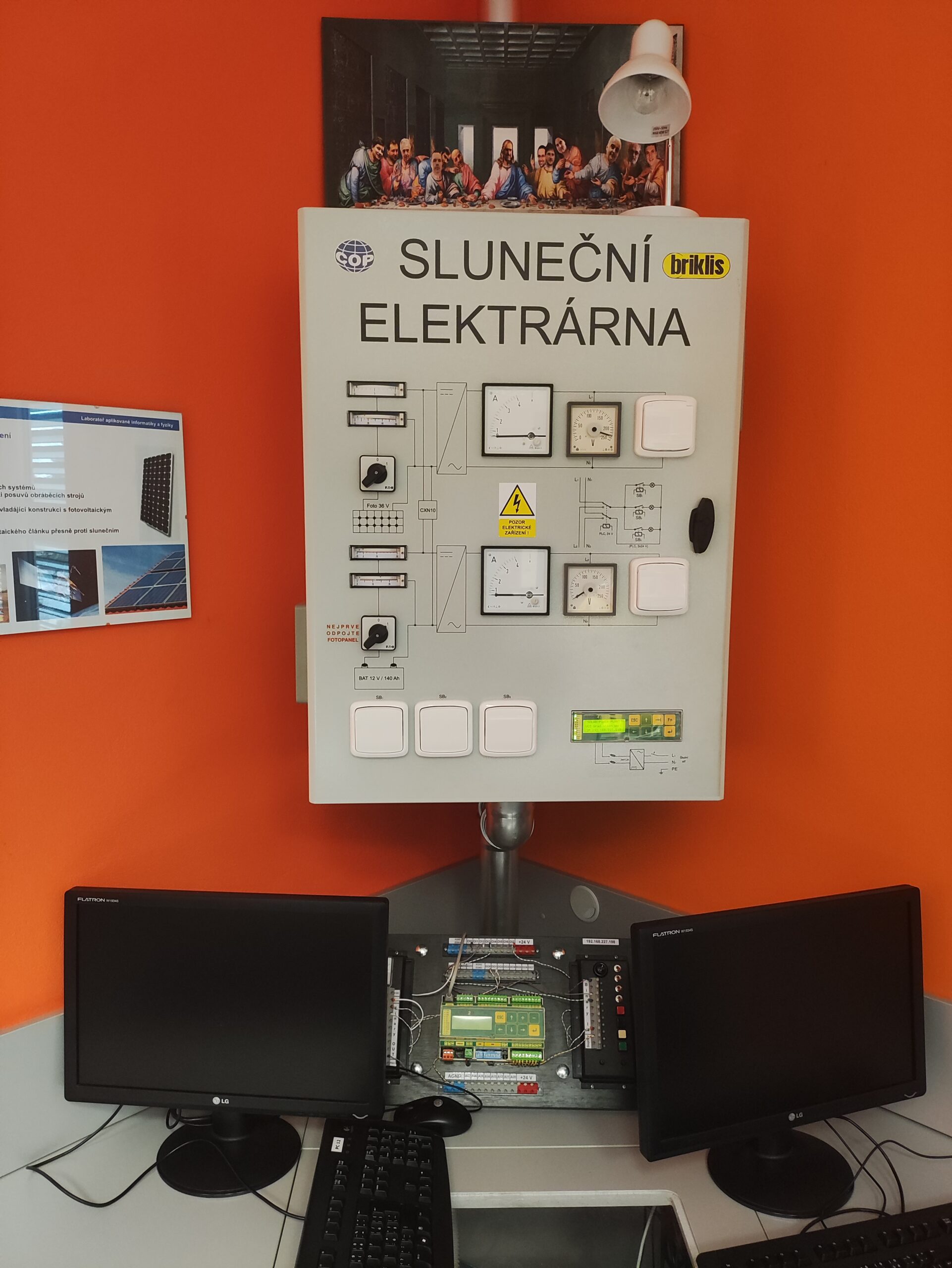 Model fotovoltaické elektrárny